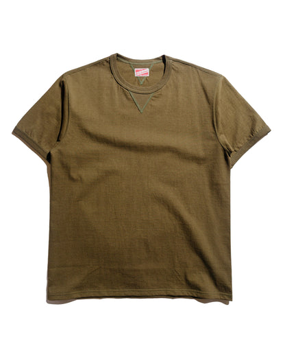 lost & found The Real McCoy's The Real McCoy's MC23020 Gusset Tee Olive