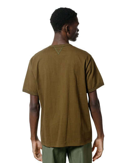 lost & found The Real McCoy's The Real McCoy's MC23020 Gusset Tee Olive