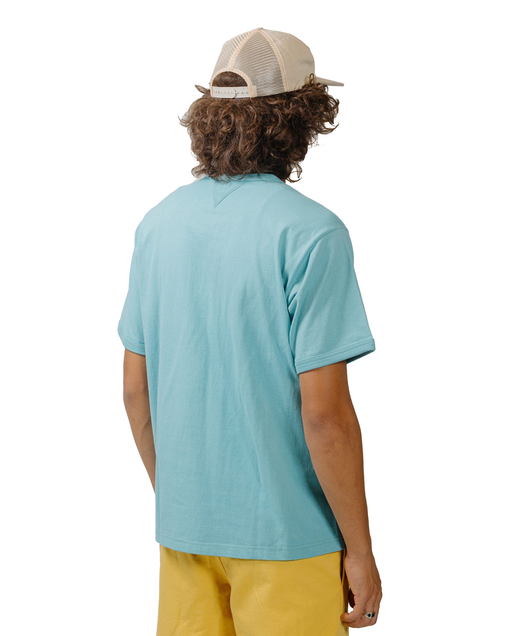 lost & found The Real McCoy's The Real McCoy's MC23020 Gusset Tee Teal