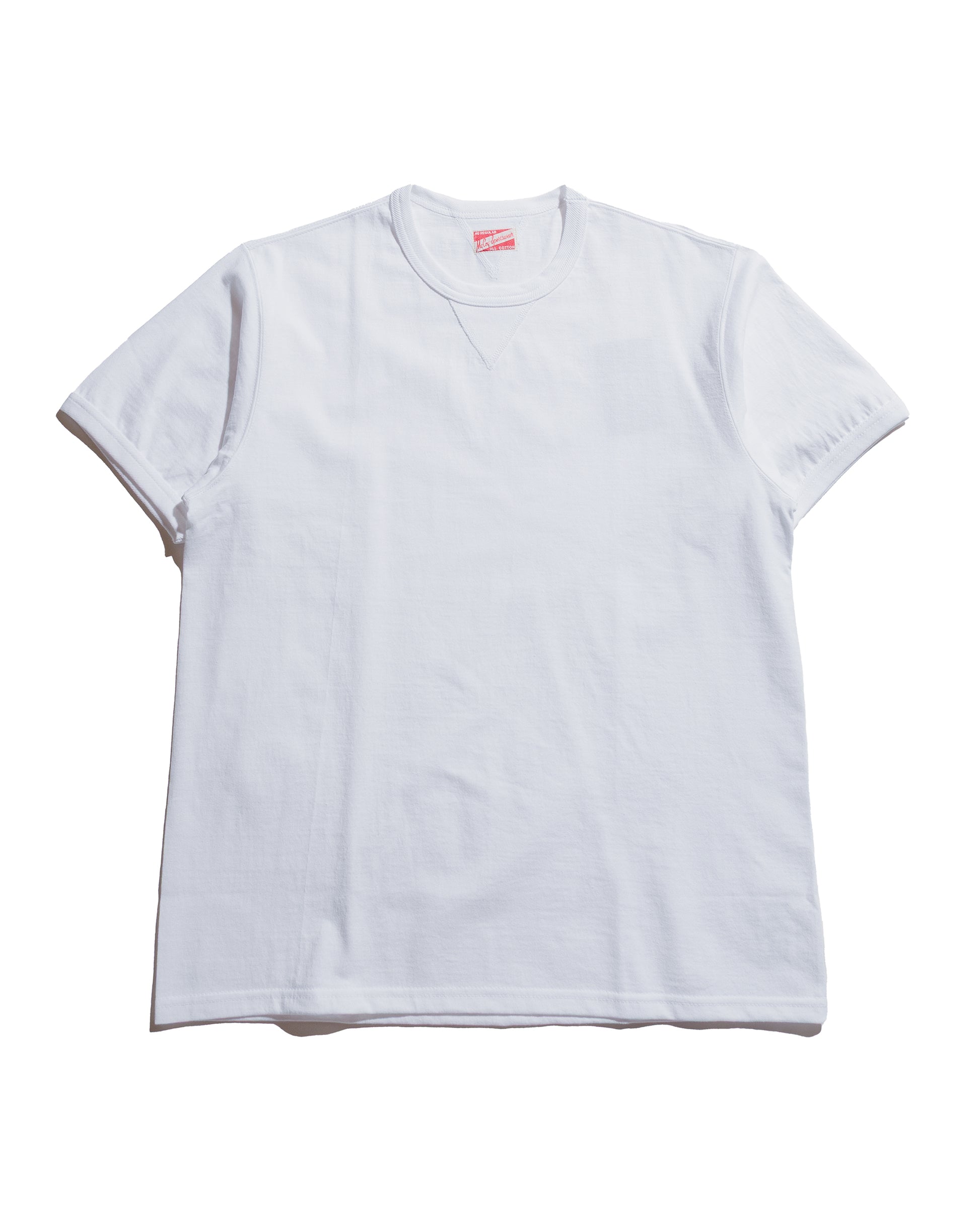 lost & found The Real McCoy's The Real McCoy's MC23020 Gusset Tee White