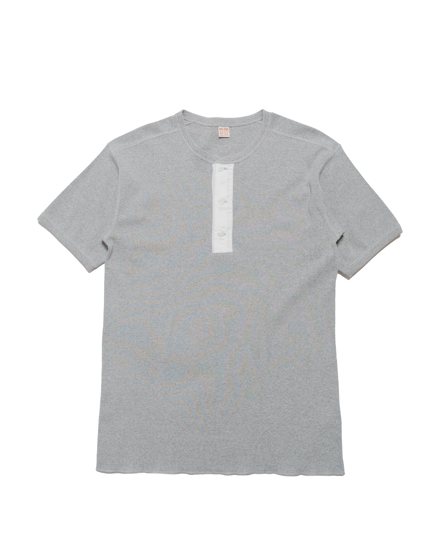 lost & found The Real McCoy's The Real McCoy's MC23022 Union Henley Undershirt S/S Medium Grey