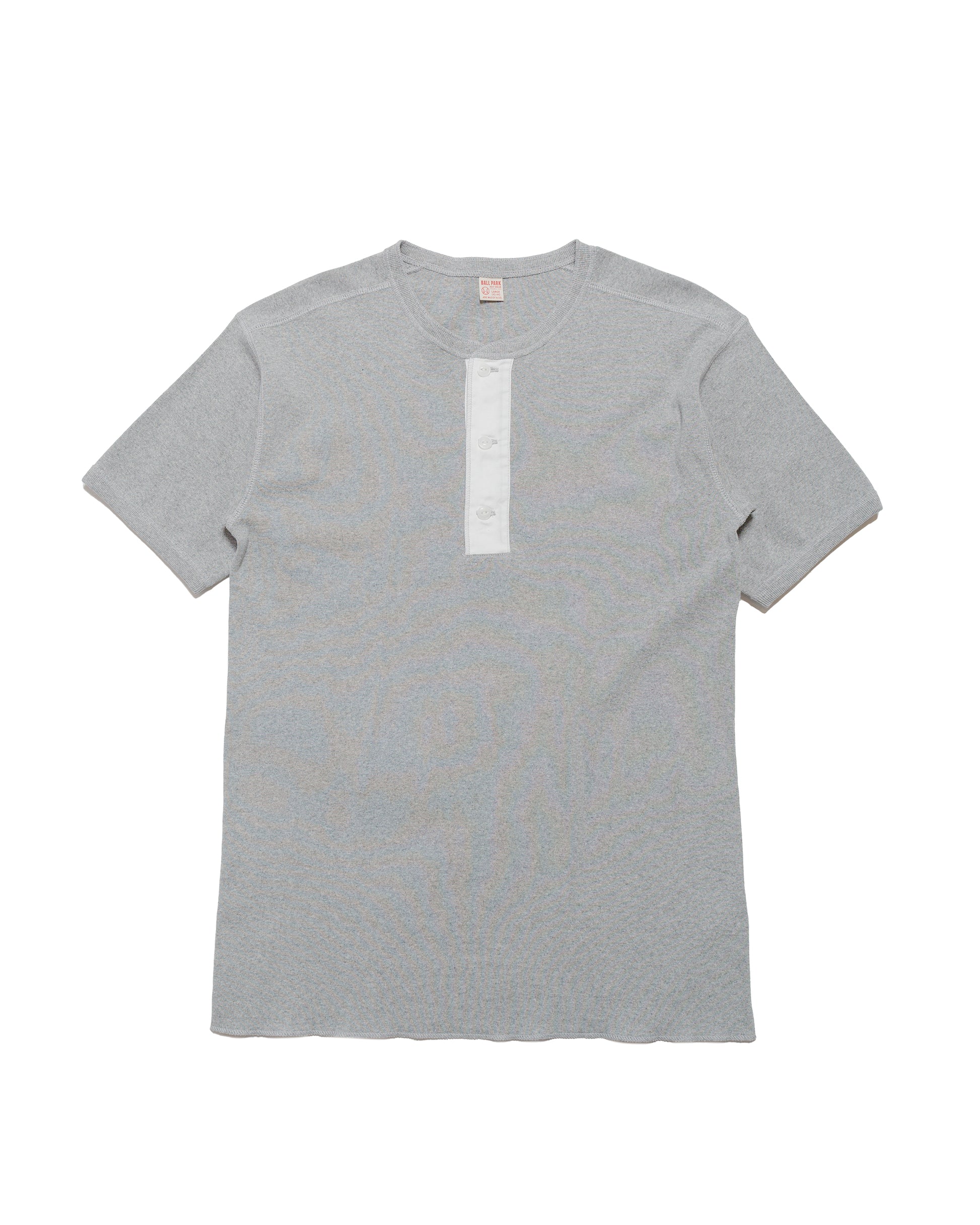 lost & found The Real McCoy's The Real McCoy's MC23022 Union Henley Undershirt S/S Medium Grey