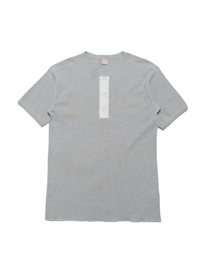 lost & found The Real McCoy's The Real McCoy's MC23022 Union Henley Undershirt S/S Medium Grey