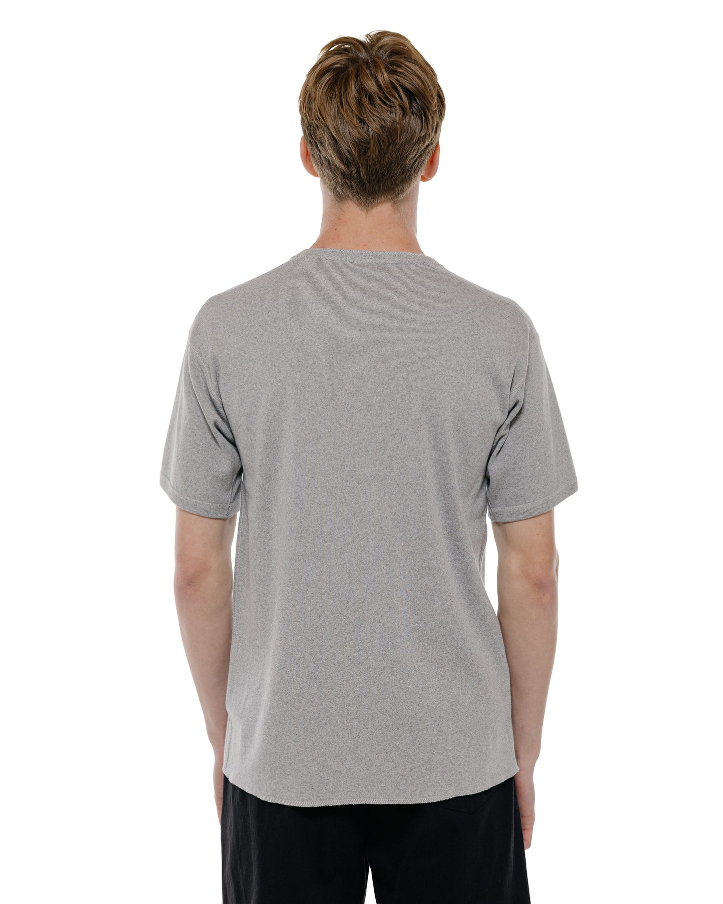 The Real McCoy's MC23022 Union Henley Undershirt S/S Medium Grey
