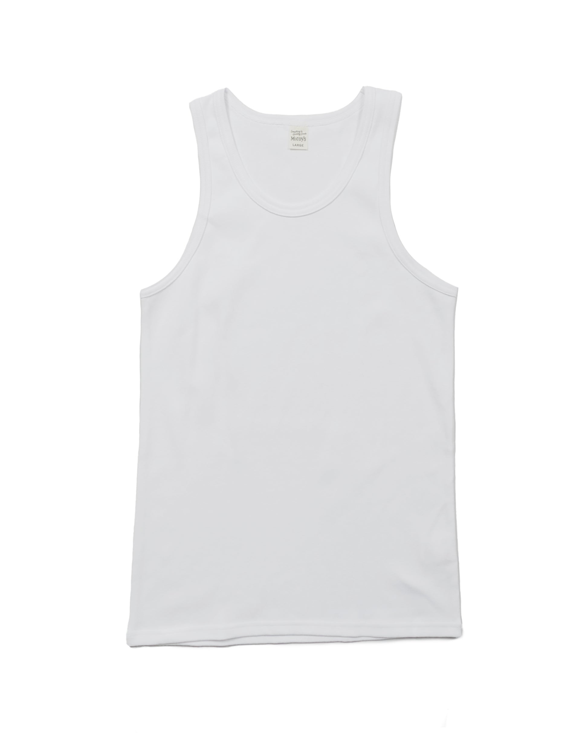 lost & found The Real McCoy's The Real McCoy's MC23025 McCoy's 2pcs Pack Undershirt White