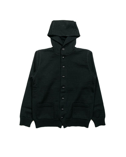 lost & found The Real McCoy's The Real McCoy's MC23107 30s Hooded Knit Sweater Black