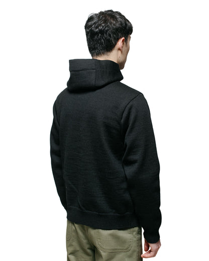 lost & found The Real McCoy's The Real McCoy's MC23107 30s Hooded Knit Sweater Black