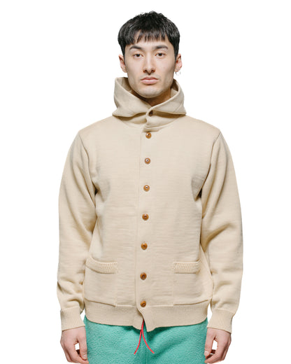 lost & found The Real McCoy's The Real McCoy's MC23107 30s Hooded Knit Sweater Ecru