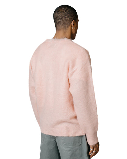 lost & found The Real McCoy's The Real McCoy's MC23109 JM Mohair V-Neck Sweater Flamingo