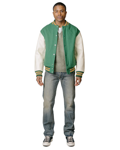 lost & found The Real McCoy's The Real McCoy's MC23109 JM Mohair V-Neck Sweater Mint
