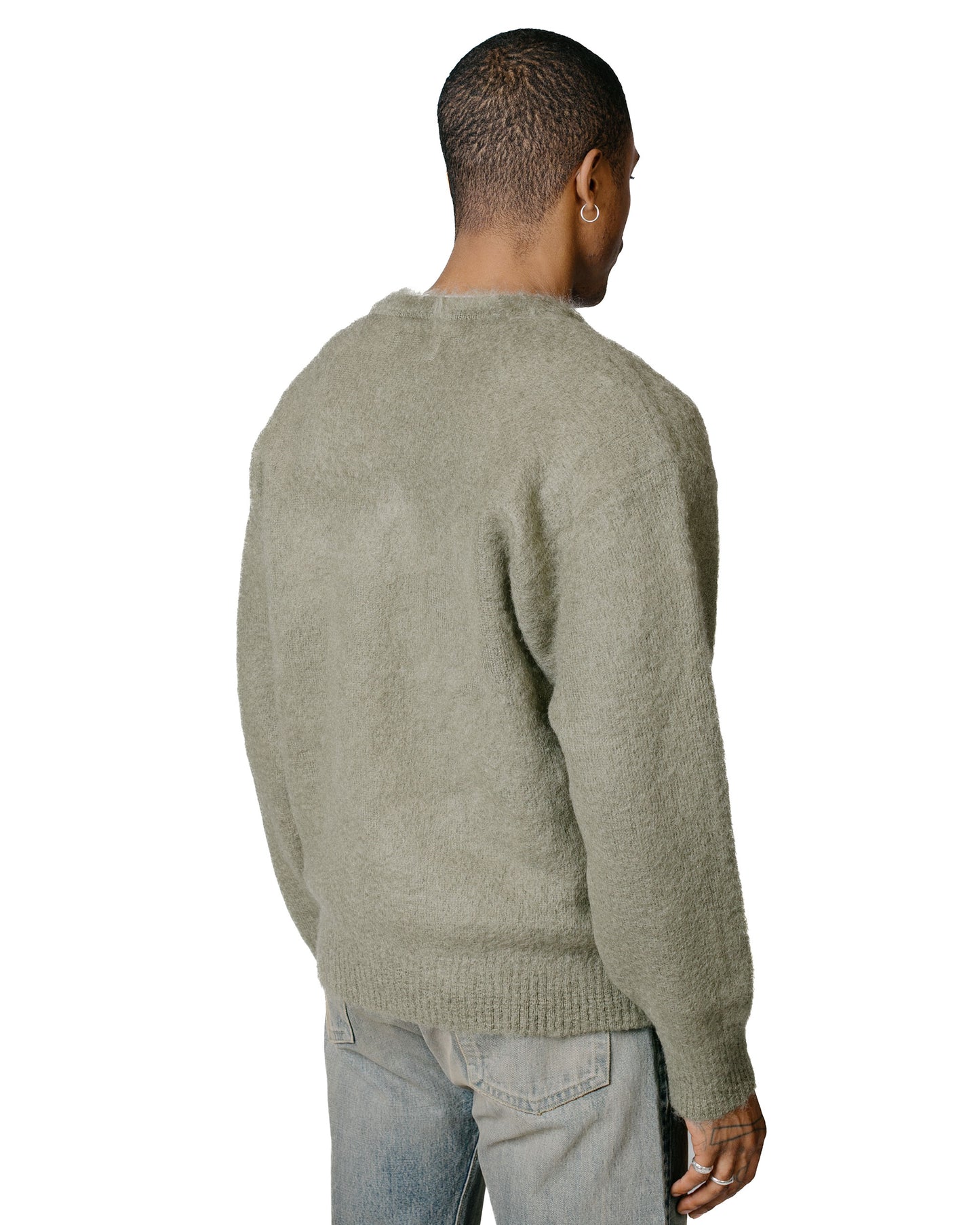 lost & found The Real McCoy's The Real McCoy's MC23109 JM Mohair V-Neck Sweater Mint