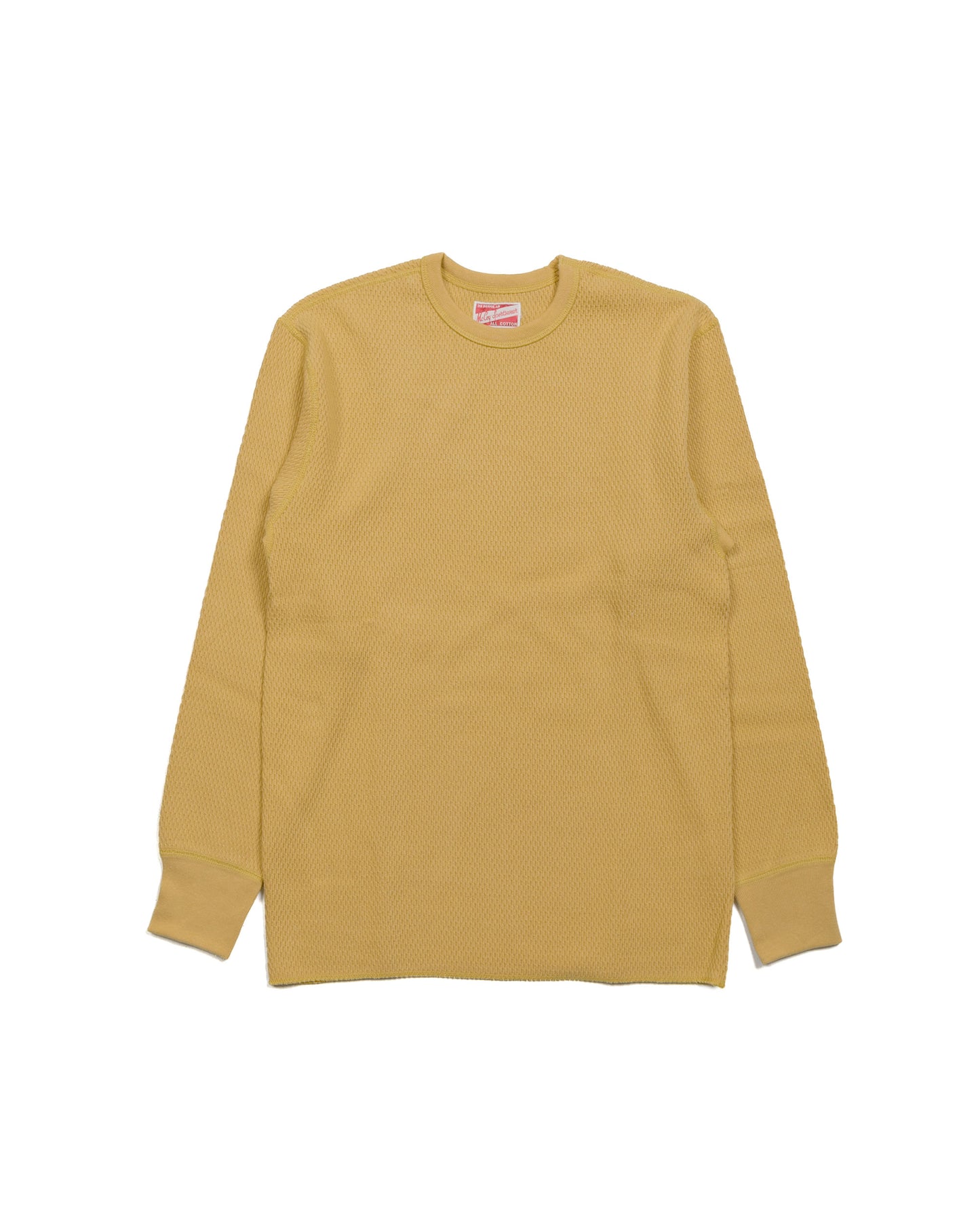lost & found The Real McCoy's The Real McCoy's MC23115 Honeycomb Thermal Shirt Corn