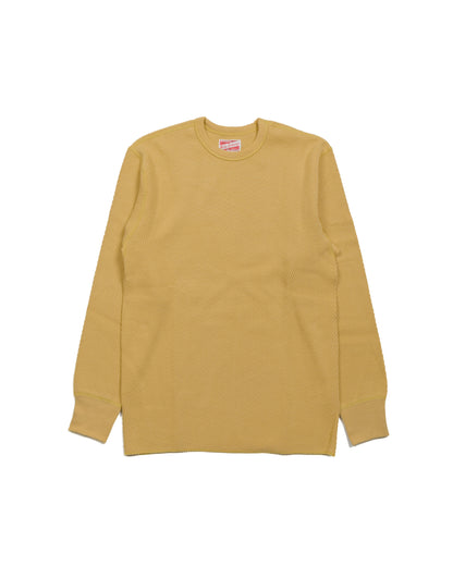 lost & found The Real McCoy's The Real McCoy's MC23115 Honeycomb Thermal Shirt Corn