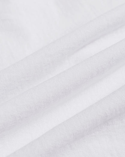 lost & found The Real McCoy's The Real McCoy's MC24003 The Real McCoy's Logo Tee L/S White