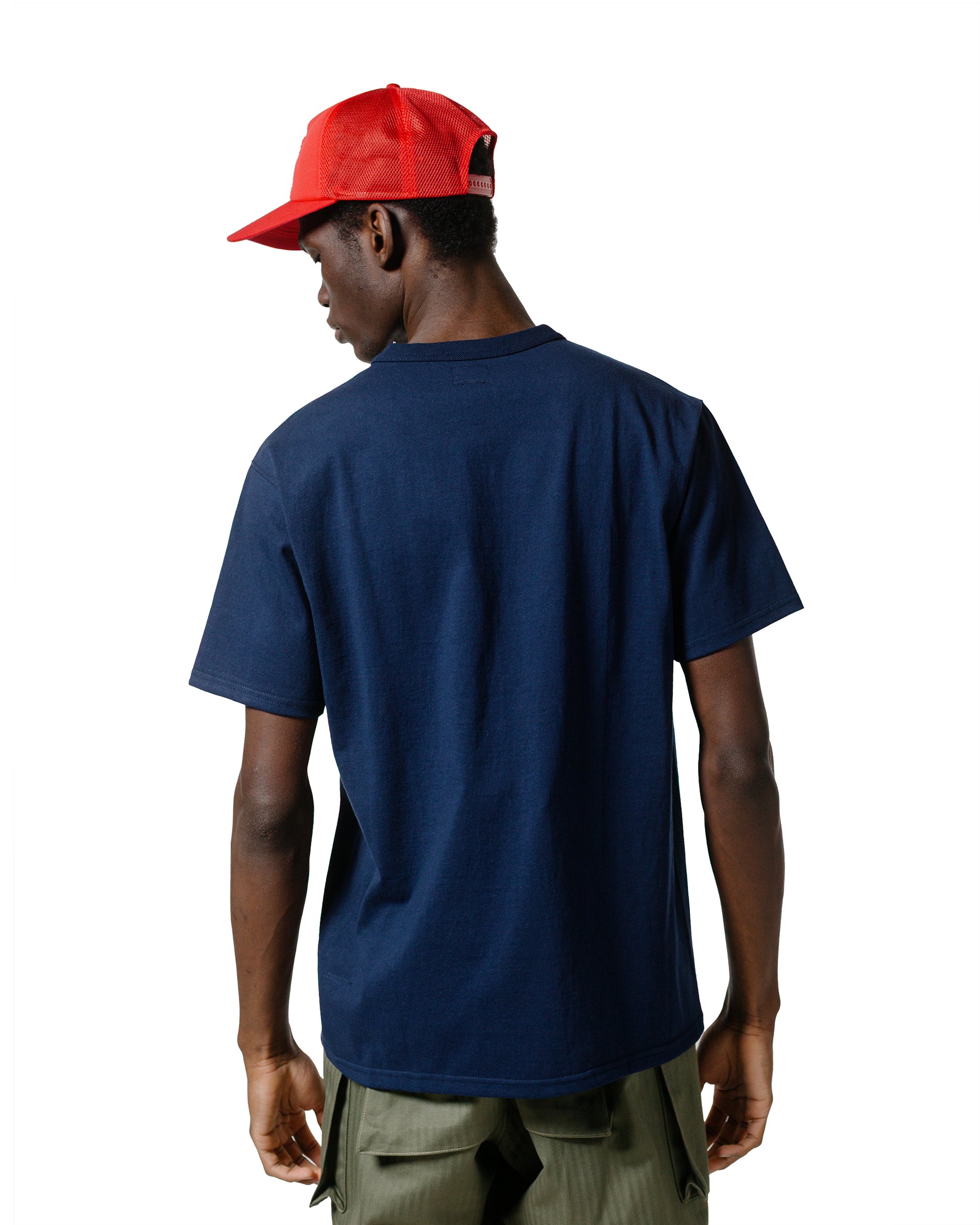 lost & found The Real McCoy's The Real McCoy's MC24004 The Real McCoy's Logo Tee S/S Navy