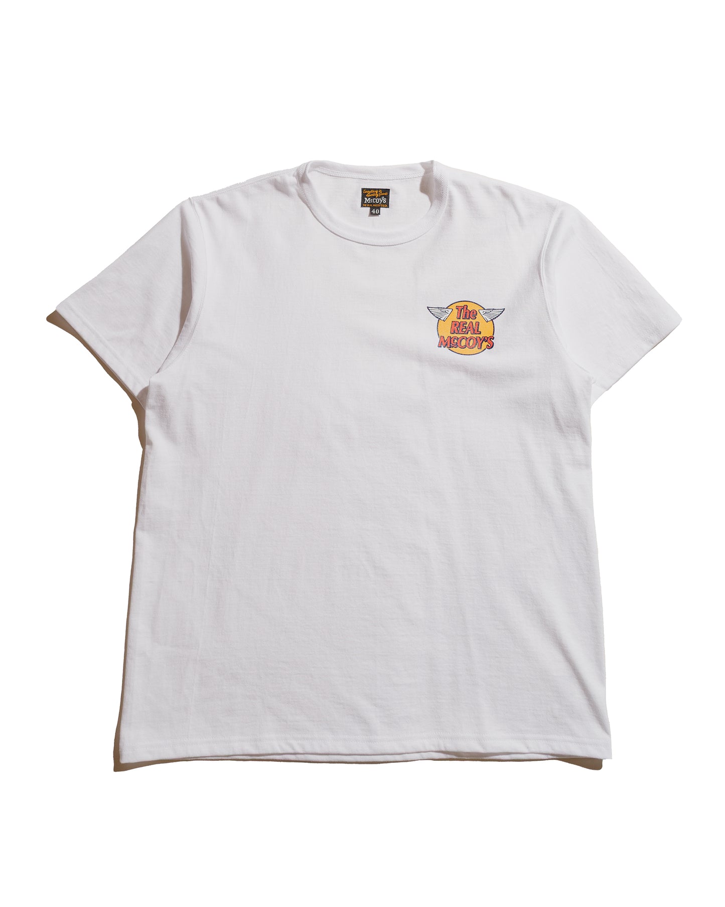 lost & found The Real McCoy's The Real McCoy's MC24004 The Real McCoy's Logo Tee S/S White
