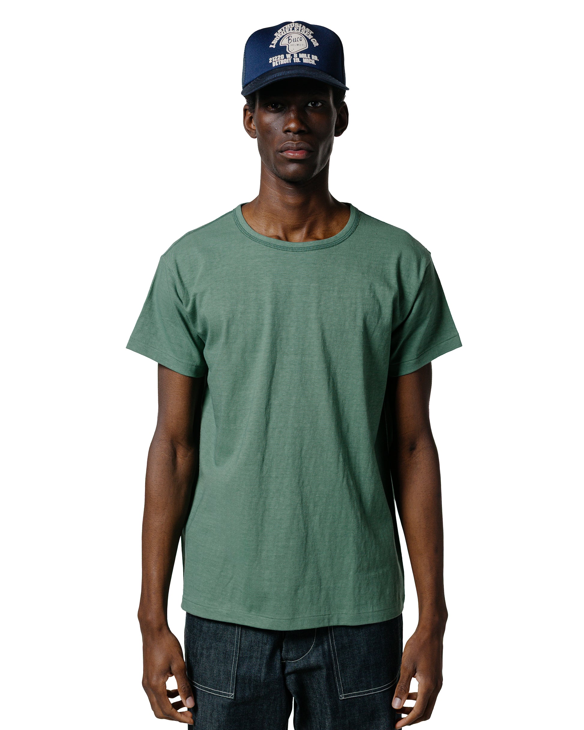 lost & found The Real McCoy's The Real McCoy's MC24014 Undershirt, Cotton, Summer Green