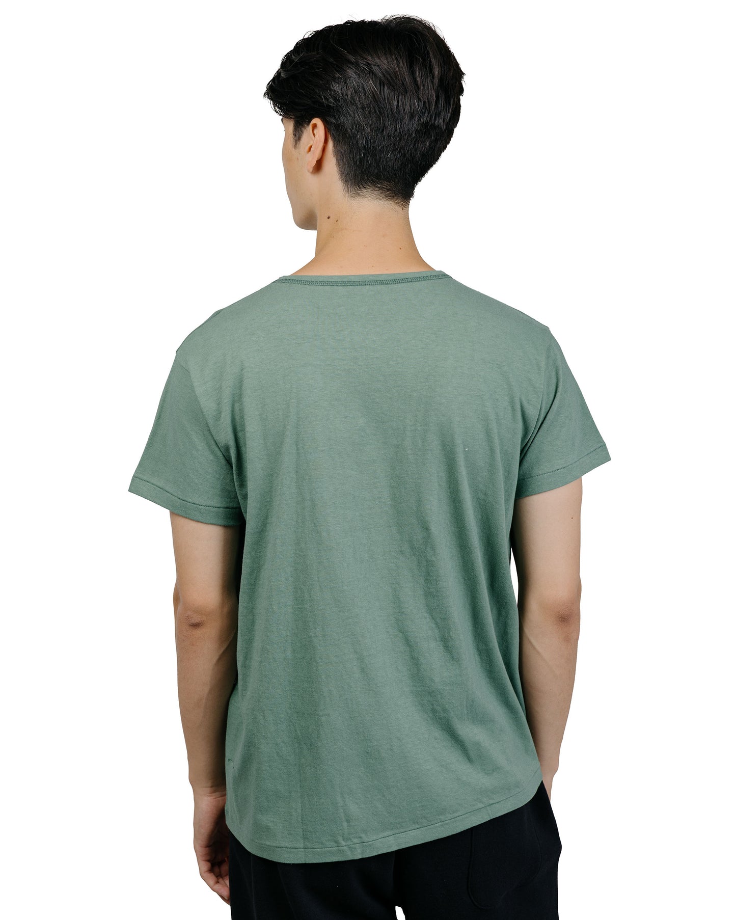 The Real McCoy's MC24014 Undershirt, Cotton, Summer Green