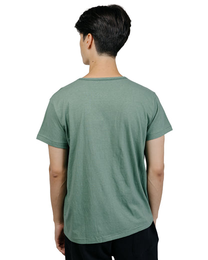The Real McCoy's MC24014 Undershirt, Cotton, Summer Green