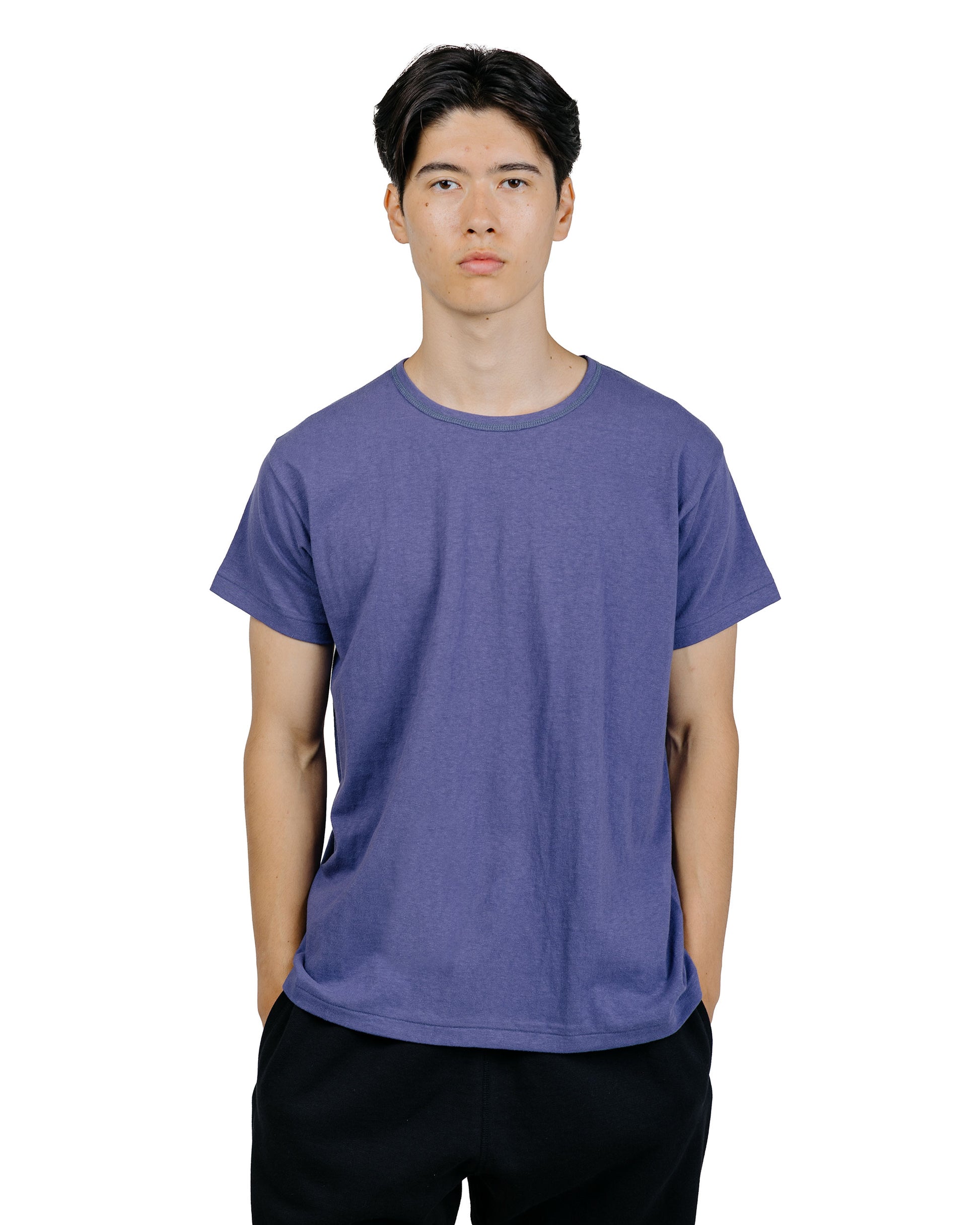 The Real McCoy's MC24014 Undershirt, Cotton, Summer MQ Navy