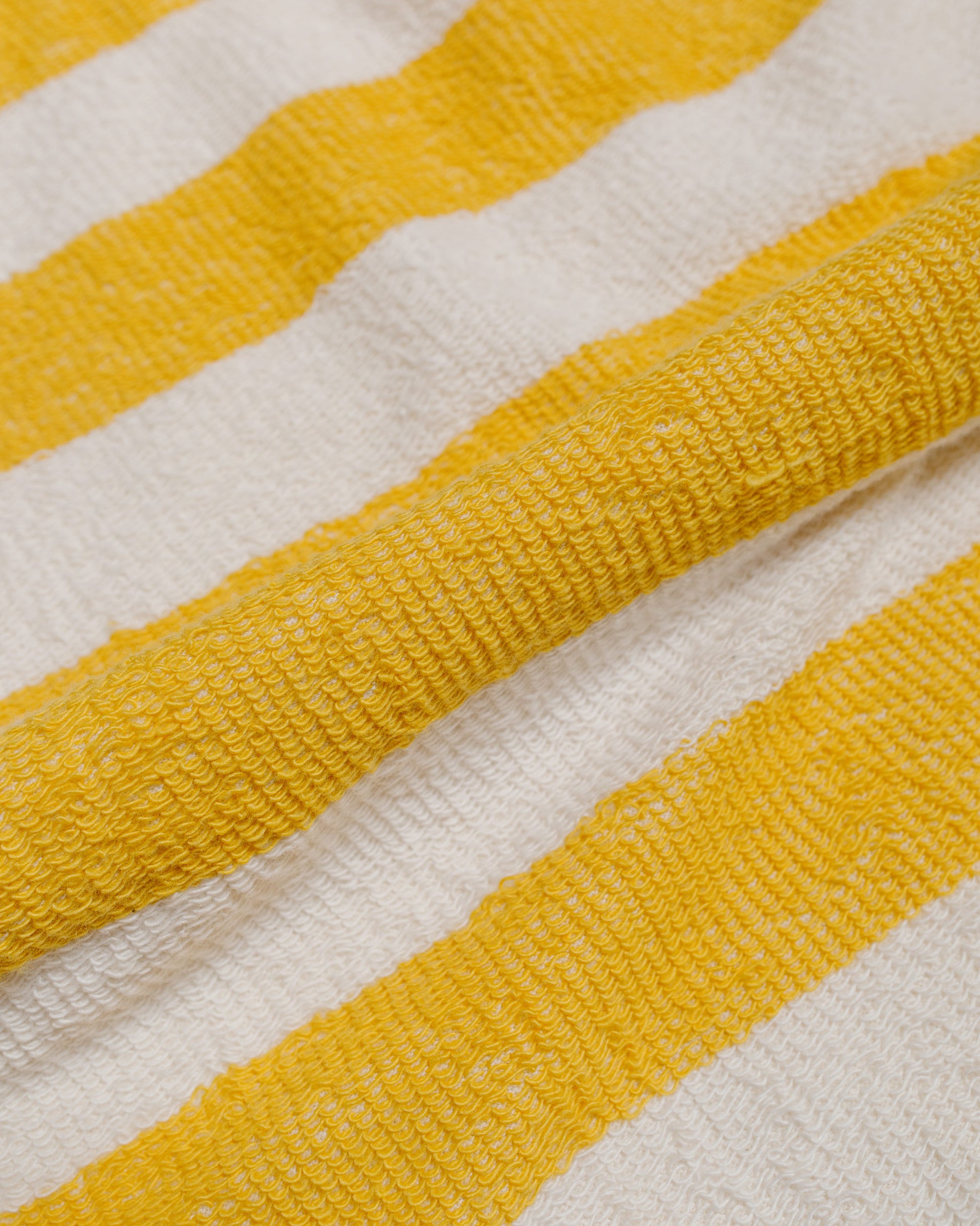 lost & found The Real McCoy's The Real McCoy's MC24015 Stripe Cotton Pile Beach Shirt Yellow