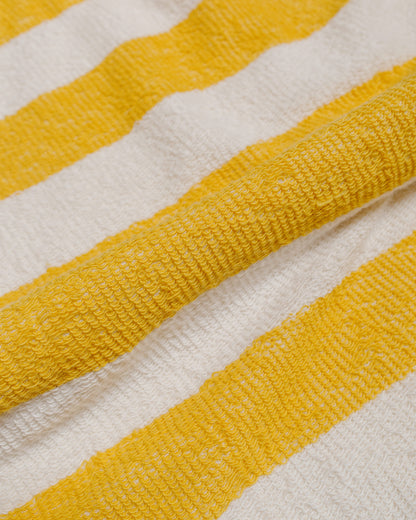 lost & found The Real McCoy's The Real McCoy's MC24015 Stripe Cotton Pile Beach Shirt Yellow