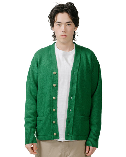 lost & found The Real McCoy's The Real McCoy's MC24016 Cotton Summer Cardigan Green