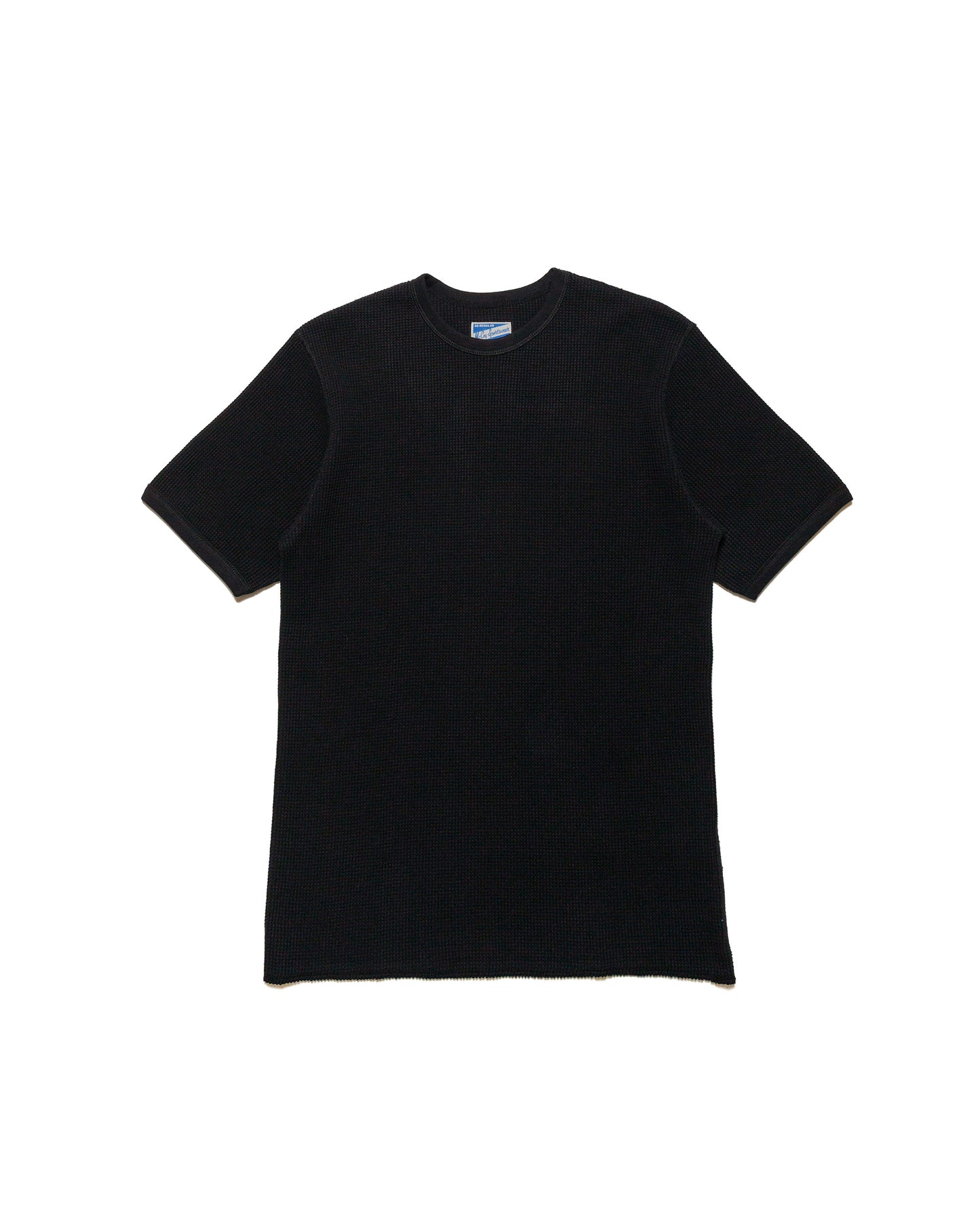 lost & found The Real McCoy's The Real McCoy's MC24018 Waffle Thermal Shirt S/S Black