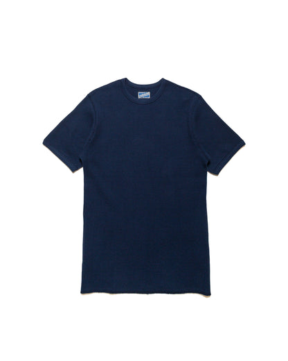 lost & found The Real McCoy's The Real McCoy's MC24018 Waffle Thermal Shirt S/S Navy