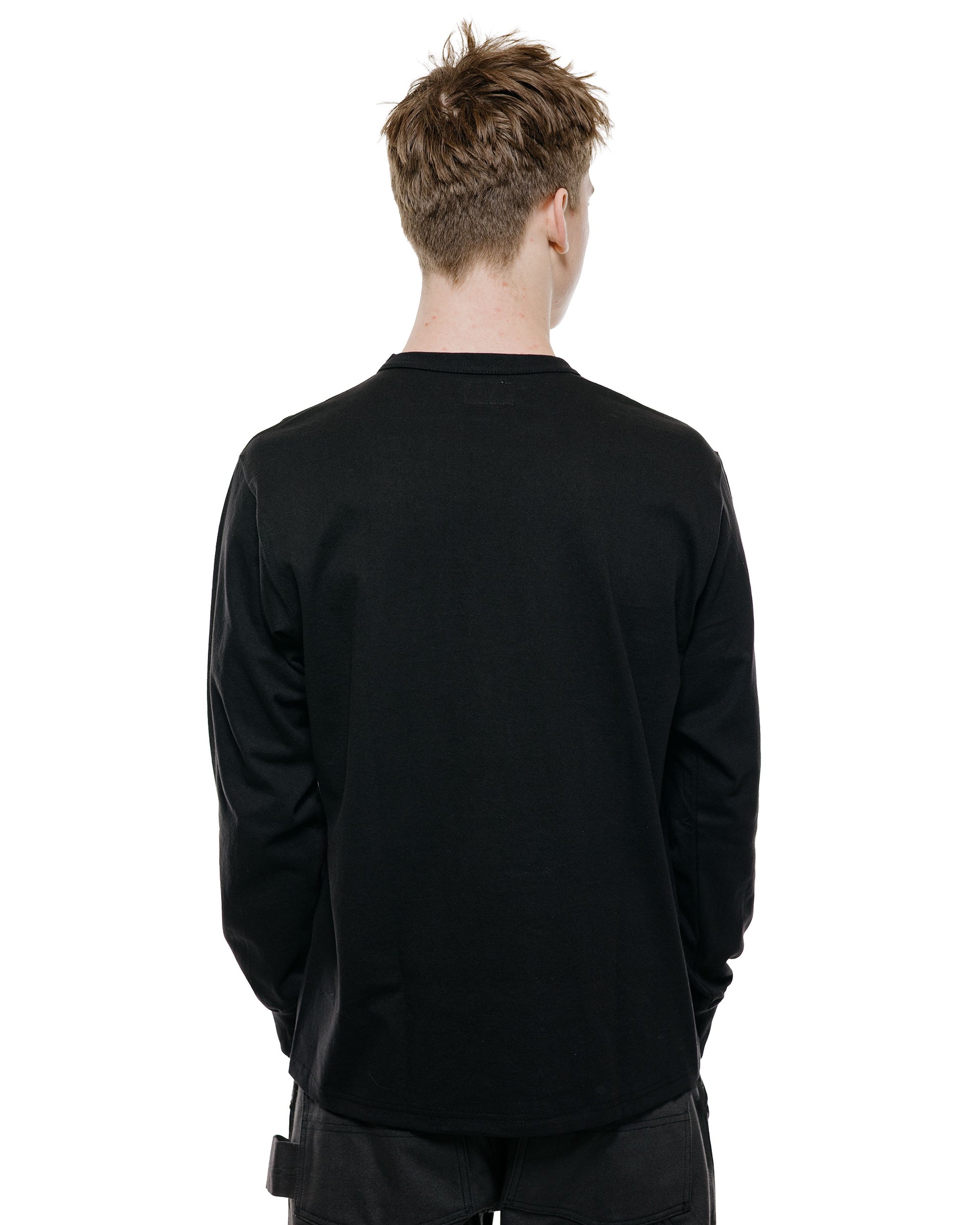 lost & found The Real McCoy's The Real McCoy's MC24019 Pocket Tee L/S Black
