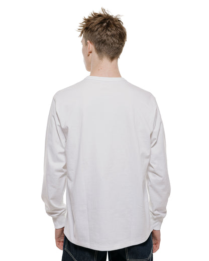 lost & found The Real McCoy's The Real McCoy's MC24019 Pocket Tee L/S White