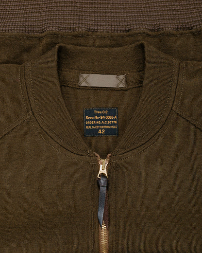 lost & found The Real McCoy's The Real McCoy's MC24105 Vest, Flying Winter, Type C-2 Olive