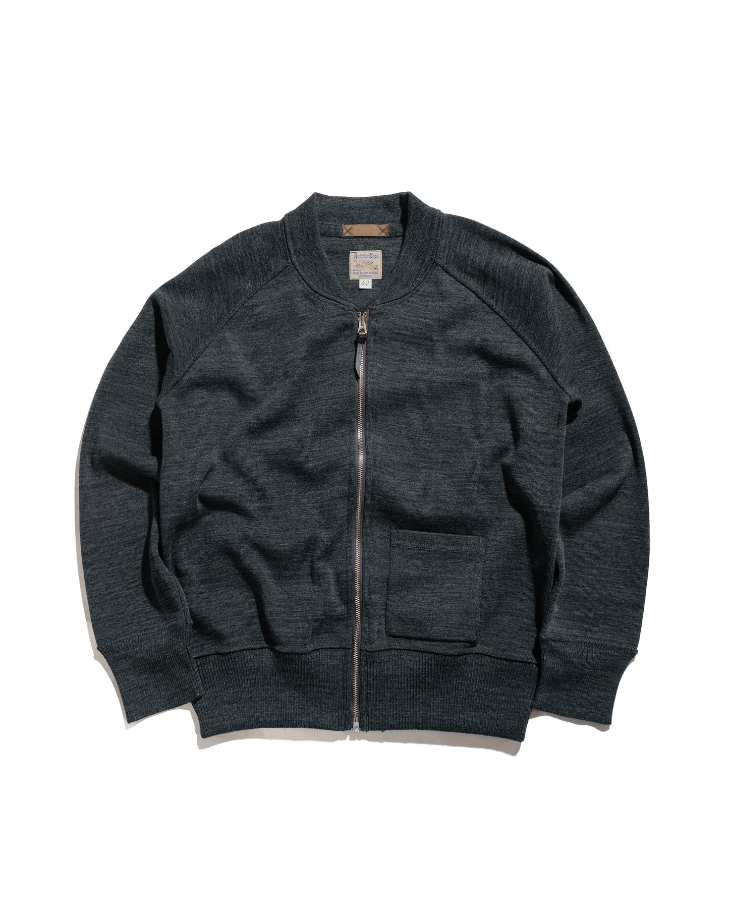 lost & found The Real McCoy's The Real McCoy's MC24106 Winter Aviation Sweater Gray