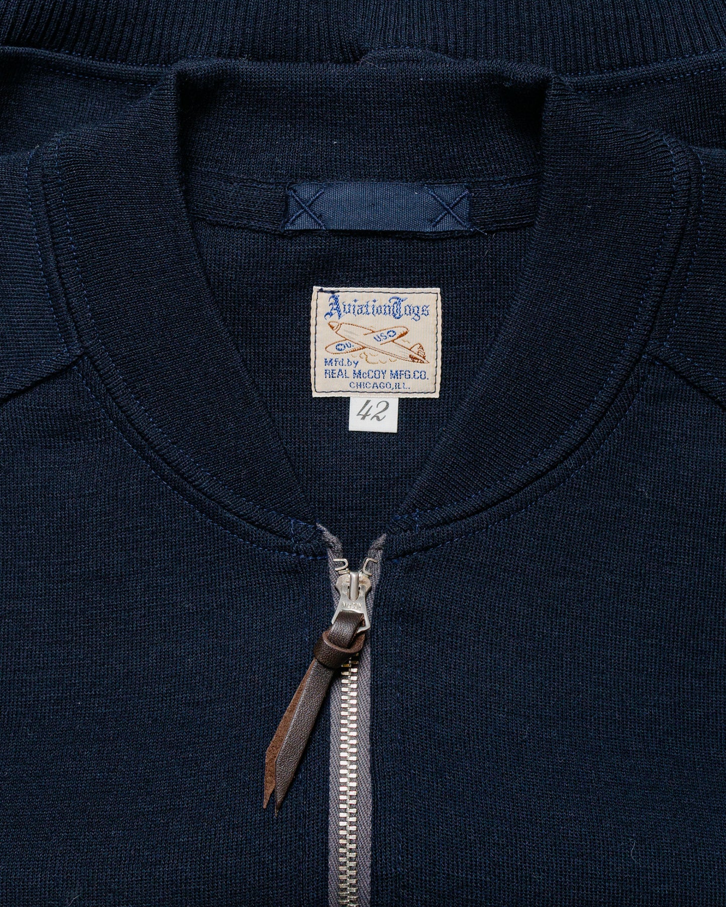 lost & found The Real McCoy's The Real McCoy's MC24106 Winter Aviation Sweater Navy