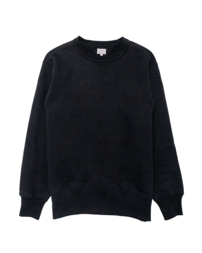 lost & found The Real McCoy's The Real McCoy's MC24113 10 Oz. Loopwheel Crewneck Sweatshirt Black