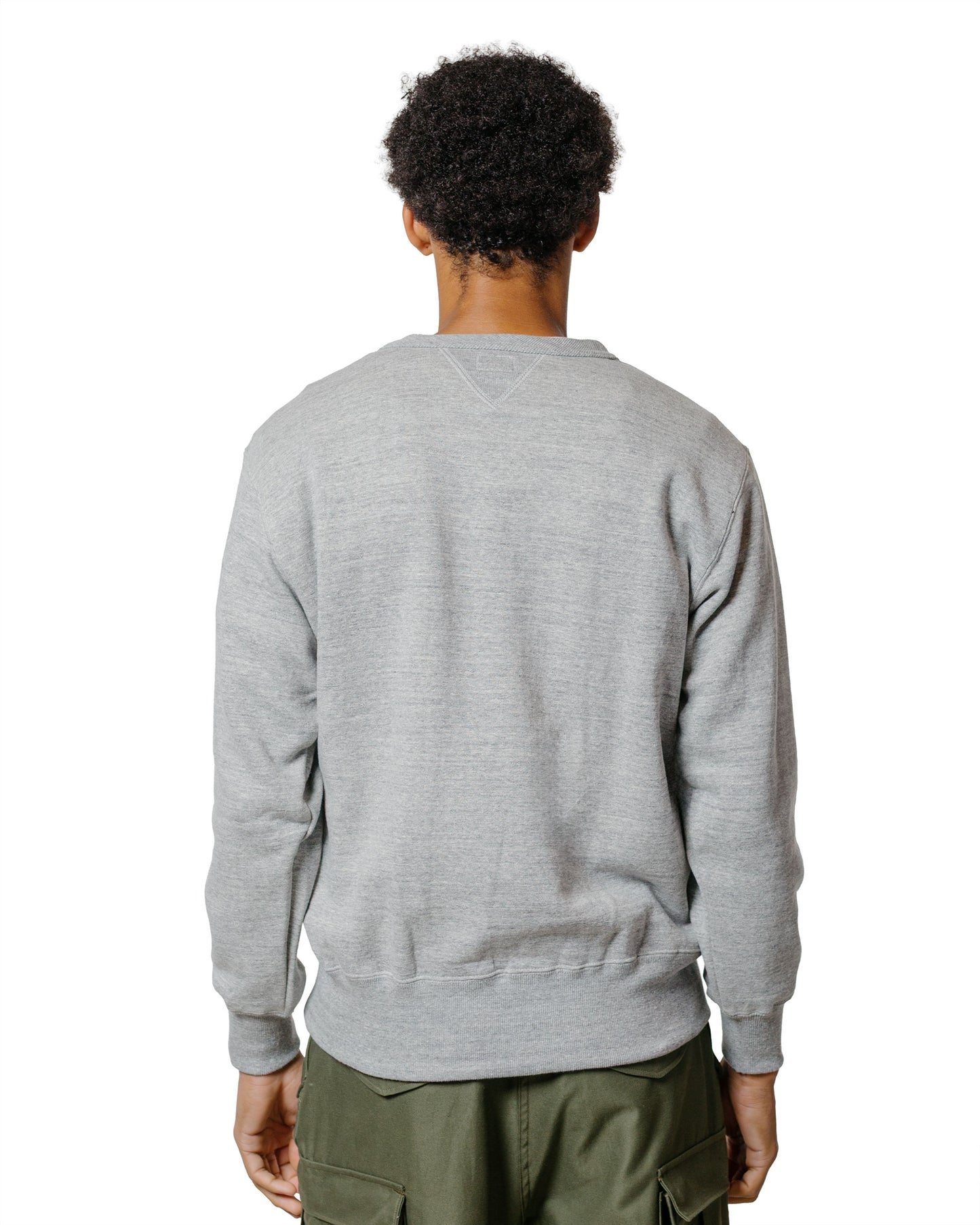 lost & found The Real McCoy's The Real McCoy's MC24113 10 Oz. Loopwheel Crewneck Sweatshirt Gray