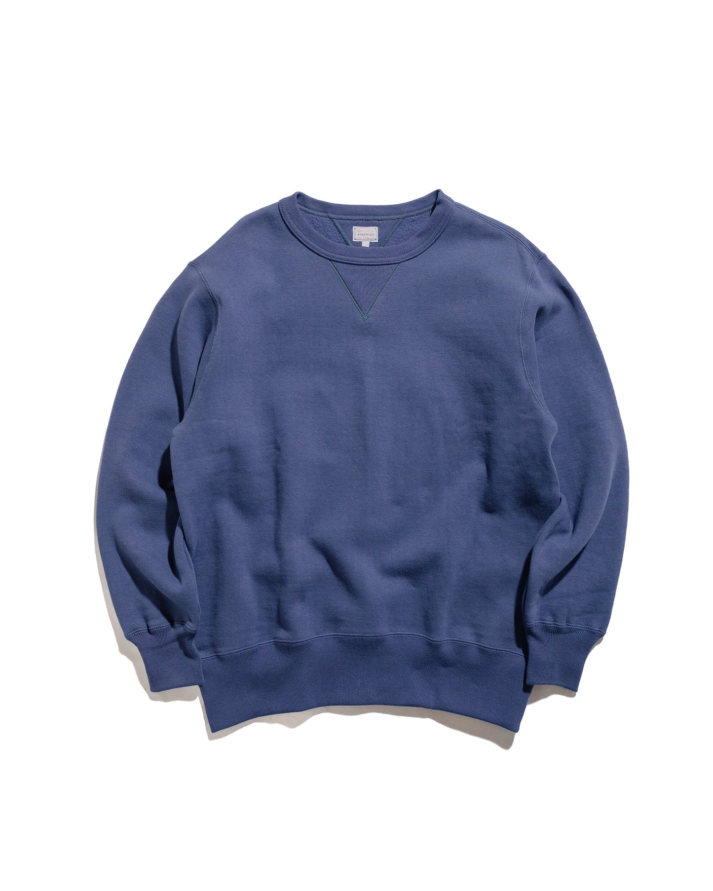 lost & found The Real McCoy's The Real McCoy's MC24113 10 Oz. Loopwheel Crewneck Sweatshirt MQ Navy