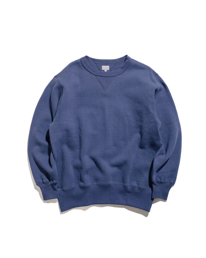 lost & found The Real McCoy's The Real McCoy's MC24113 10 Oz. Loopwheel Crewneck Sweatshirt MQ Navy