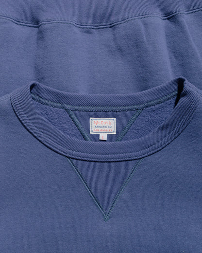 lost & found The Real McCoy's The Real McCoy's MC24113 10 Oz. Loopwheel Crewneck Sweatshirt MQ Navy