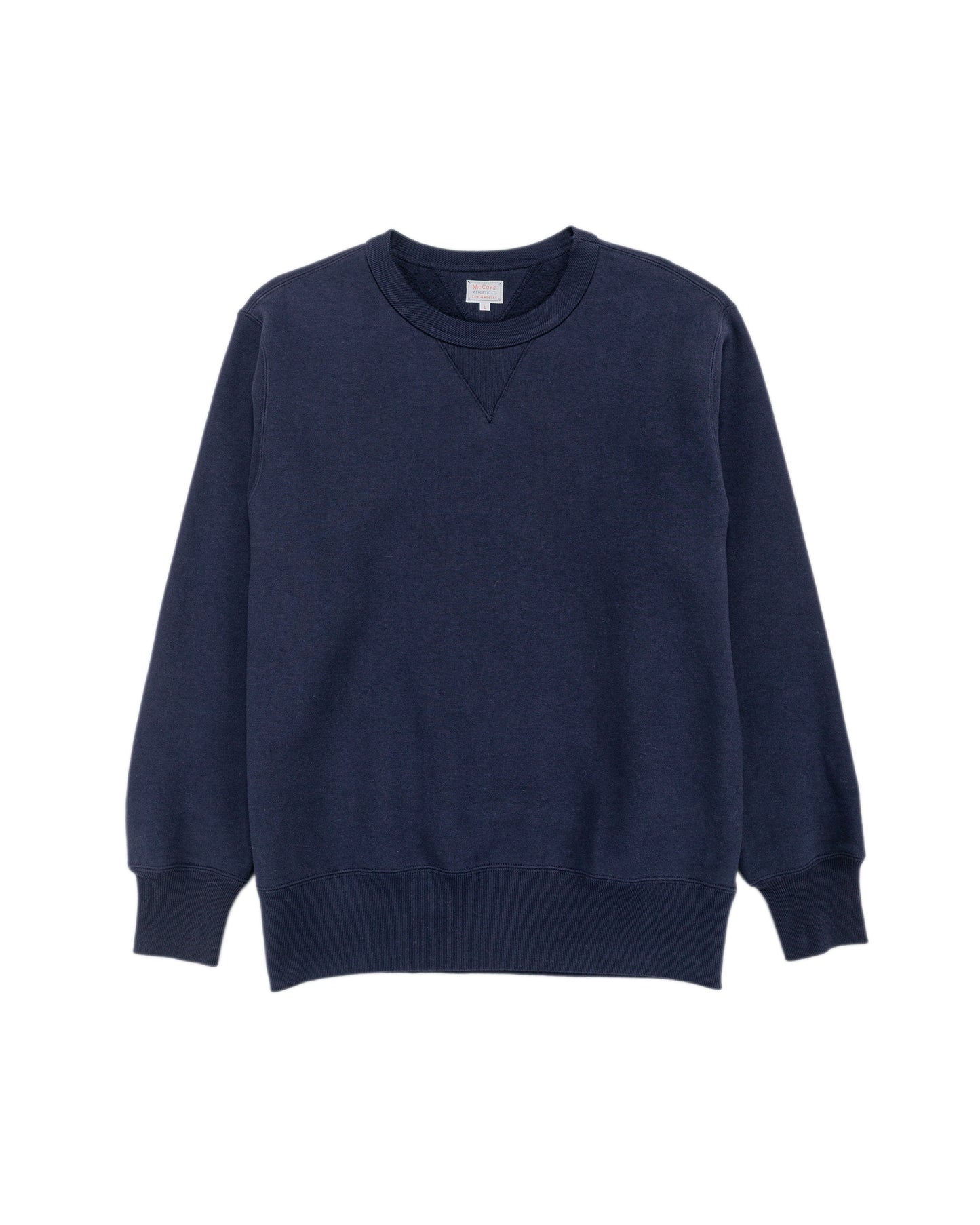 lost & found The Real McCoy's The Real McCoy's MC24113 10 Oz. Loopwheel Crewneck Sweatshirt Navy