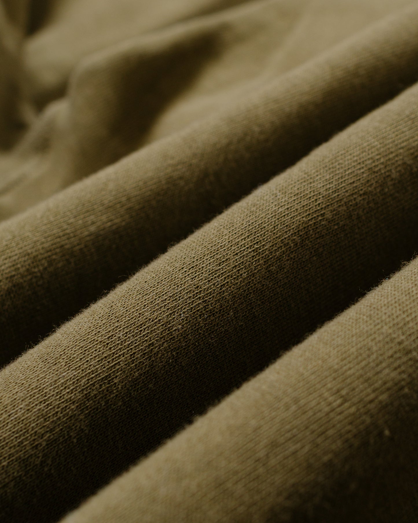 lost & found The Real McCoy's The Real McCoy's MC24113 10 Oz. Loopwheel Crewneck Sweatshirt Olive