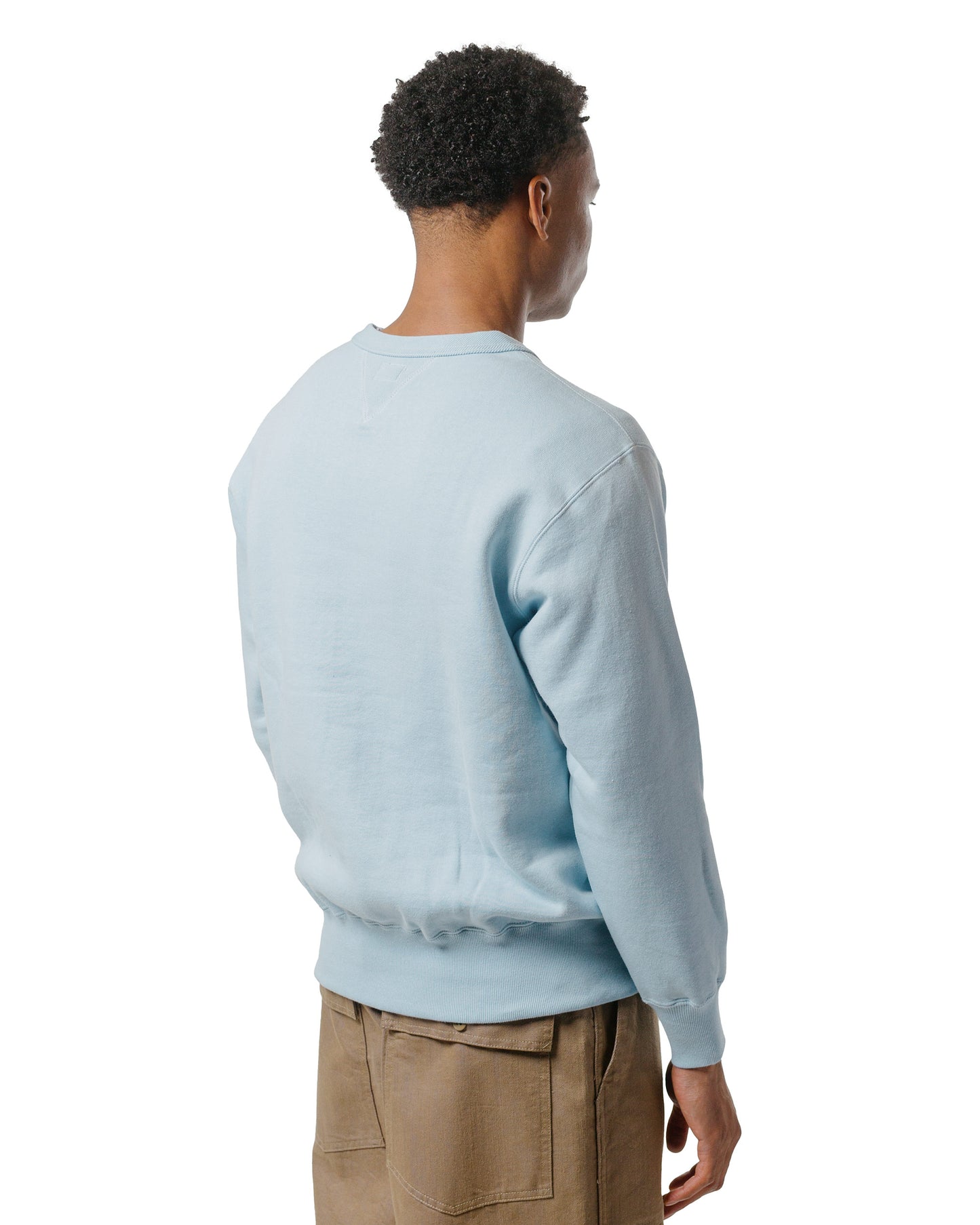 lost & found The Real McCoy's The Real McCoy's MC24113 10 Oz. Loopwheel Crewneck Sweatshirt Saxe