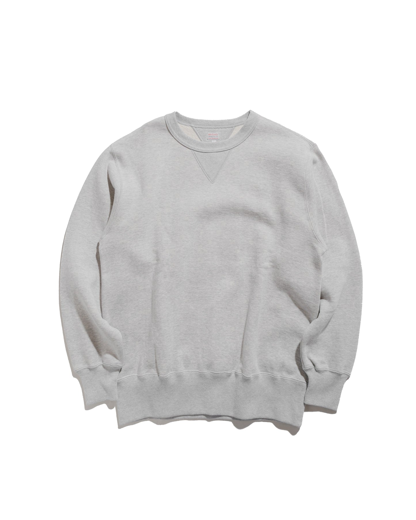 lost & found The Real McCoy's The Real McCoy's MC24113 10 Oz. Loopwheel Crewneck Sweatshirt Snow Gray
