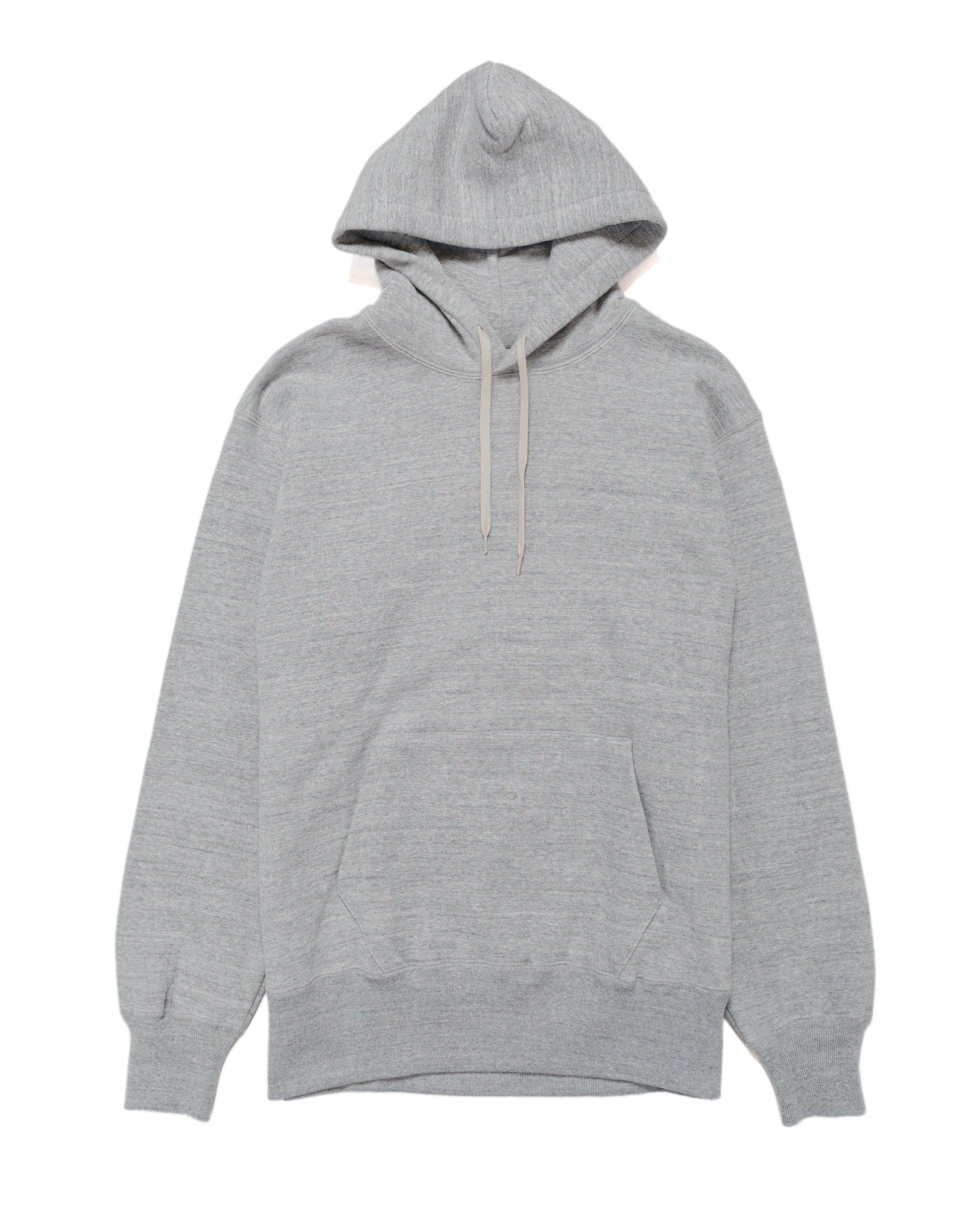 lost & found The Real McCoy's The Real McCoy's MC24114 10 Oz. Loopwheel Hooded Sweatshirt Gray