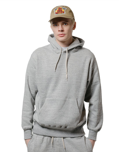 lost & found The Real McCoy's The Real McCoy's MC24114 10 Oz. Loopwheel Hooded Sweatshirt Gray