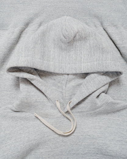 lost & found The Real McCoy's The Real McCoy's MC24114 10 Oz. Loopwheel Hooded Sweatshirt Gray