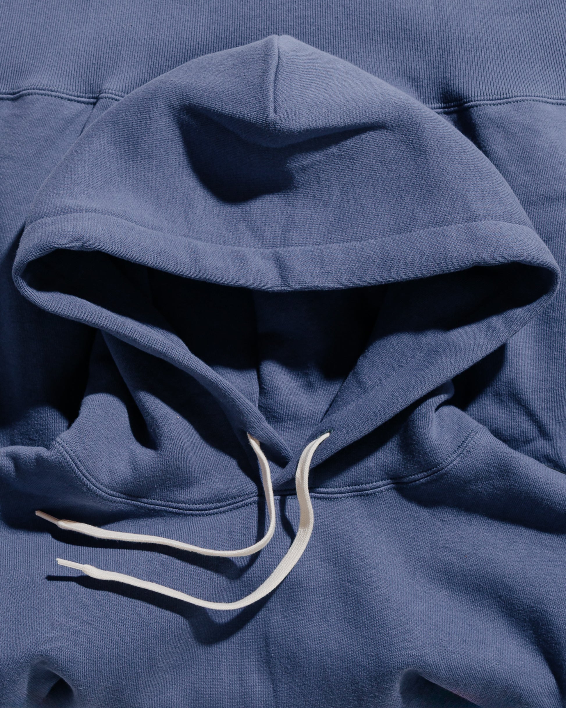 lost & found The Real McCoy's The Real McCoy's MC24114 10 Oz. Loopwheel Hooded Sweatshirt MQ Navy