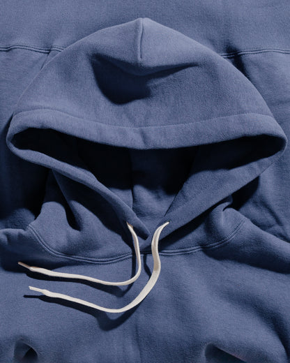 lost & found The Real McCoy's The Real McCoy's MC24114 10 Oz. Loopwheel Hooded Sweatshirt MQ Navy