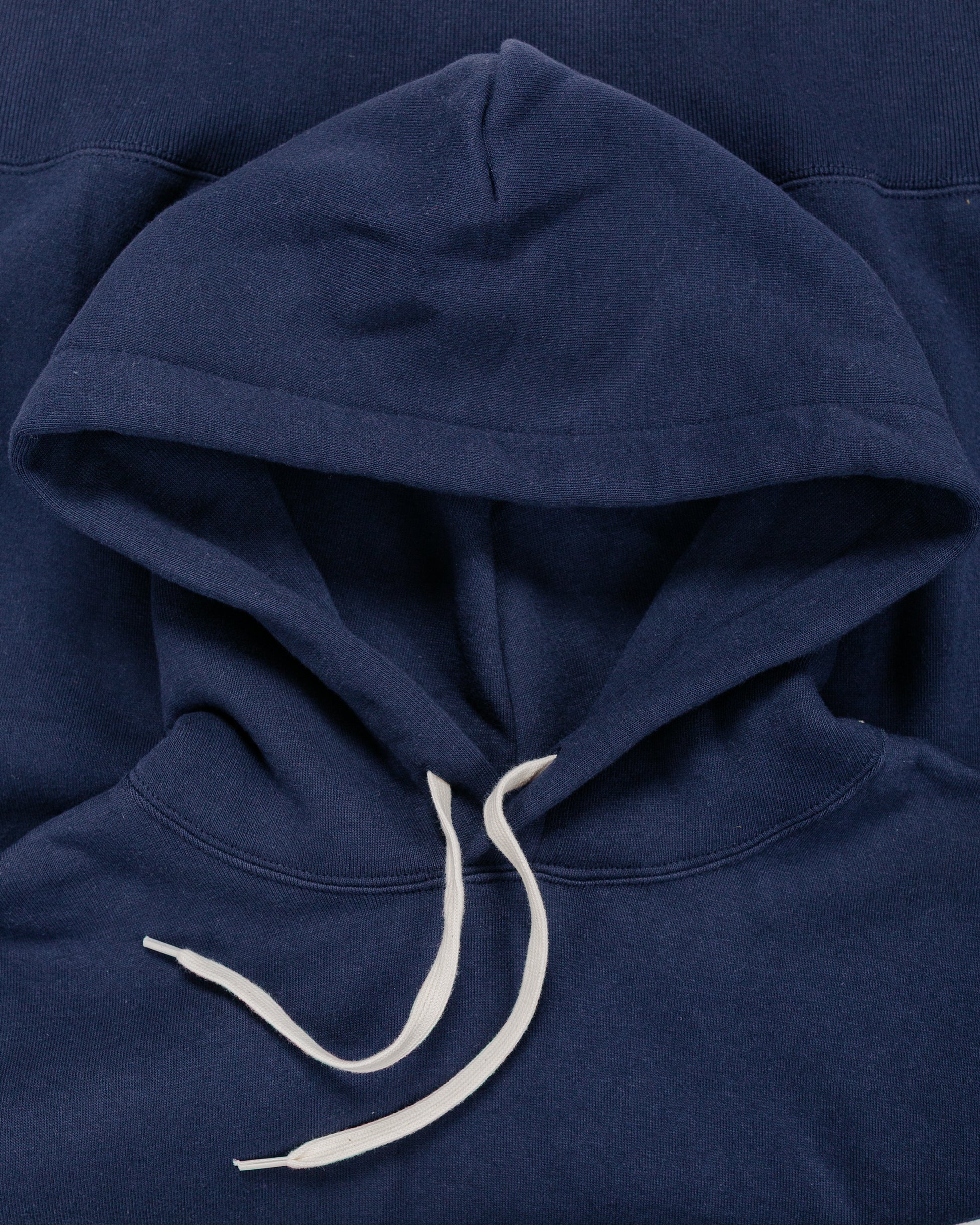 lost & found The Real McCoy's The Real McCoy's MC24114 10 Oz. Loopwheel Hooded Sweatshirt Navy
