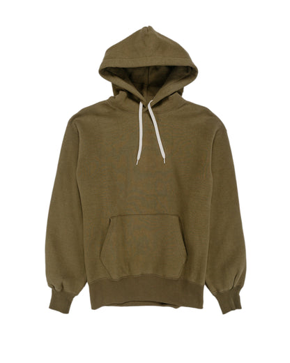 lost & found The Real McCoy's The Real McCoy's MC24114 10 Oz. Loopwheel Hooded Sweatshirt Olive